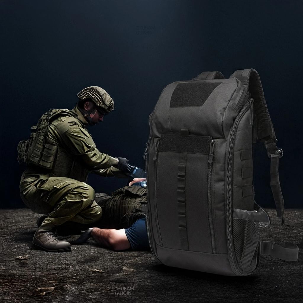 40л Водонепроницаемый Тактический Медицинский Рюкзак Сумка Первой Помощи Для Пешего Туризма Треккинга Охоты Рыбалки Кемпинга Спорта На Открытом Воздухе Рюкзаки