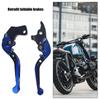 Easy Install foldable Brake & Clutch Levers Foldable Motorcycle Brake & Clutch Levers Simple Installation for Motorbike