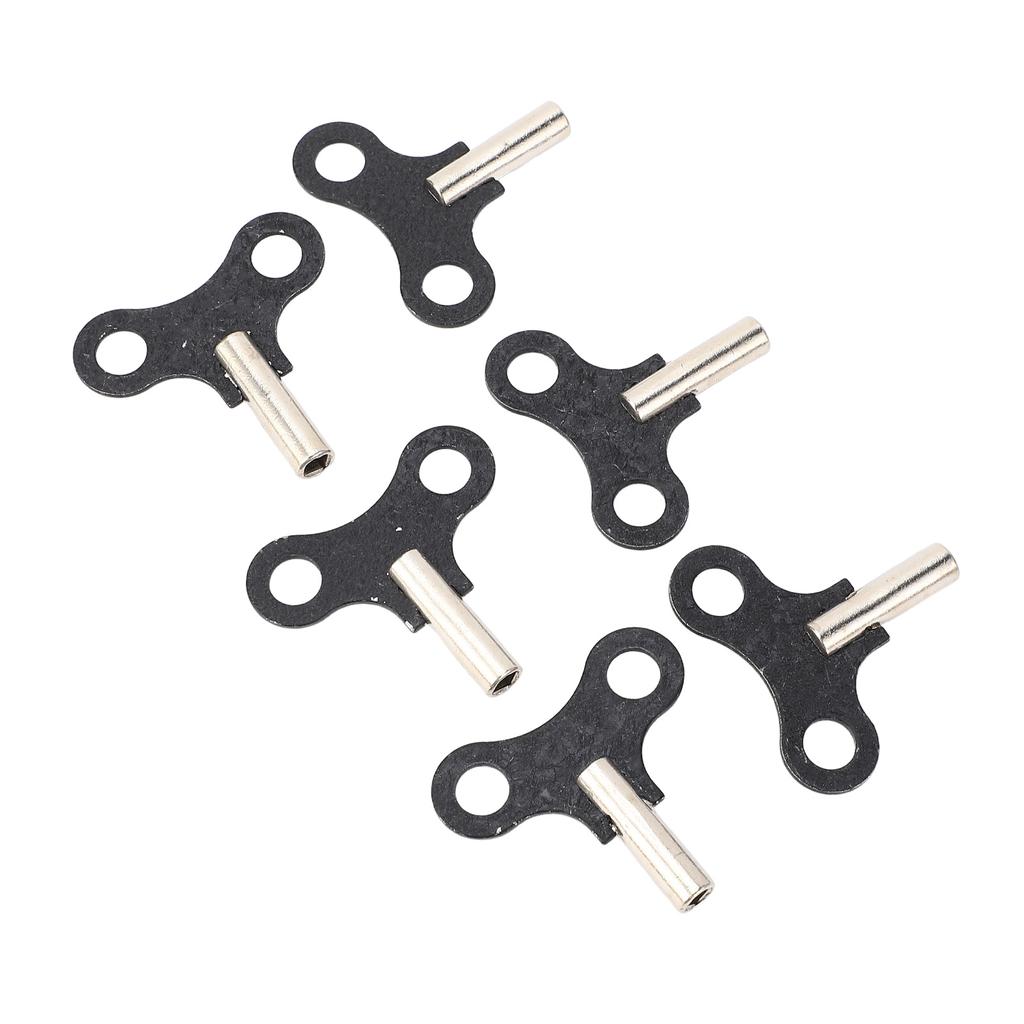 6 шт. заводные ключи подвесные настольные часы заводной ключ стальные запасные части для антиквариата и винтажа