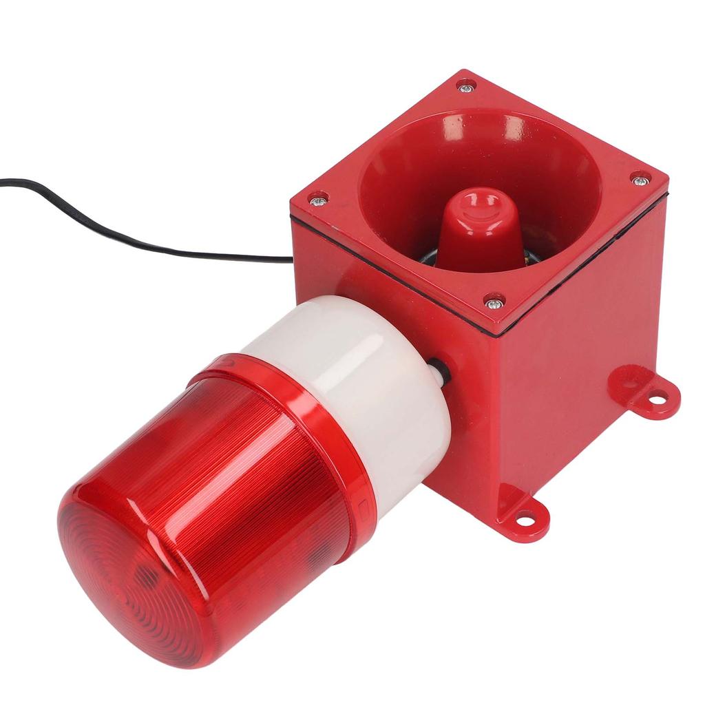 Промышленная сигнальная лампа 120 дБ Звуковая и визуальная сигнализация Водонепроницаемая охранная стробоскопическая лампа