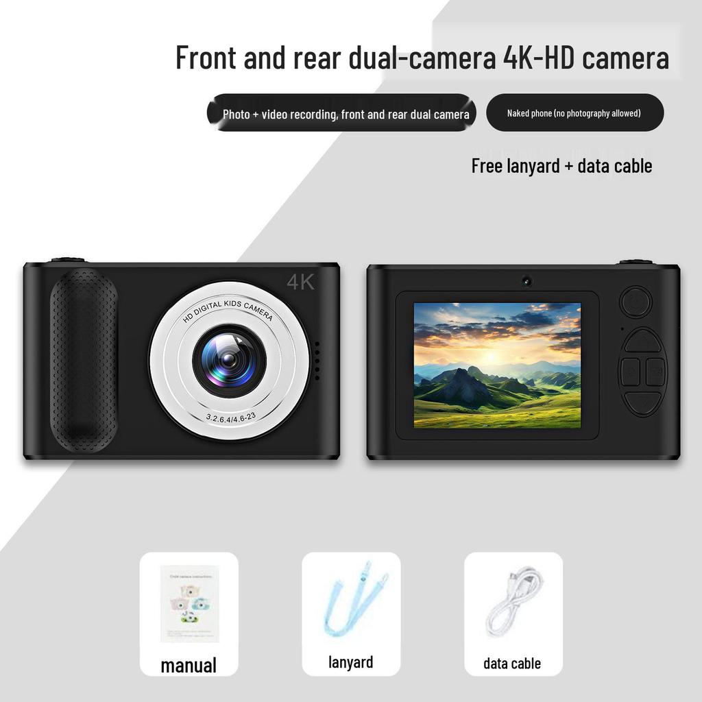 P1 HD Мини Двойная Камера 4K Цифровая Студенческая DSLR - Детская Многофункциональная Фотография