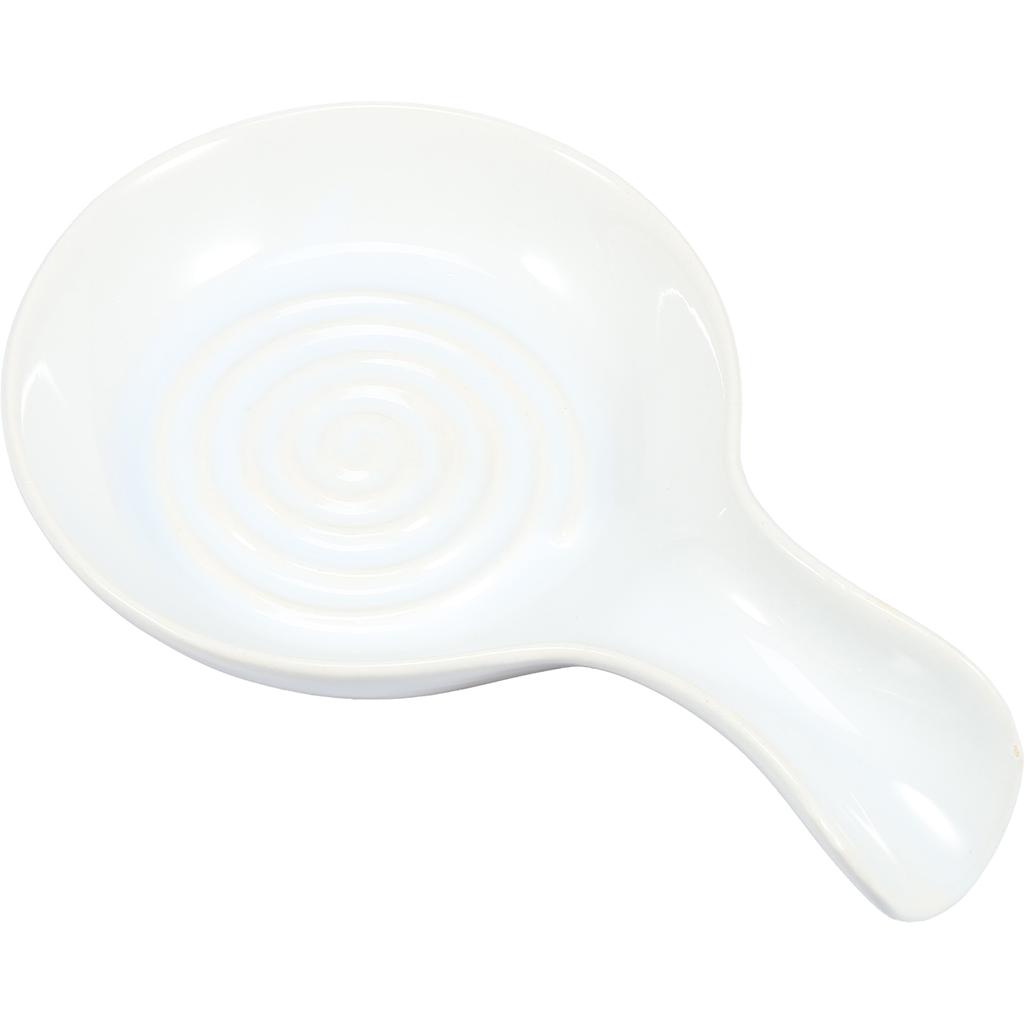 Spoon Holder Rest Large Ceramic Spoon Holder Heat-Resistant Ceramic Cooking Holder Coffee Spoon Cradle for Kitchen Counter