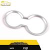 IX25 Cup Holder Bright Ring: Electroplated Silver Console Armrest & Gear Shift Panel Sticker for 14 Models