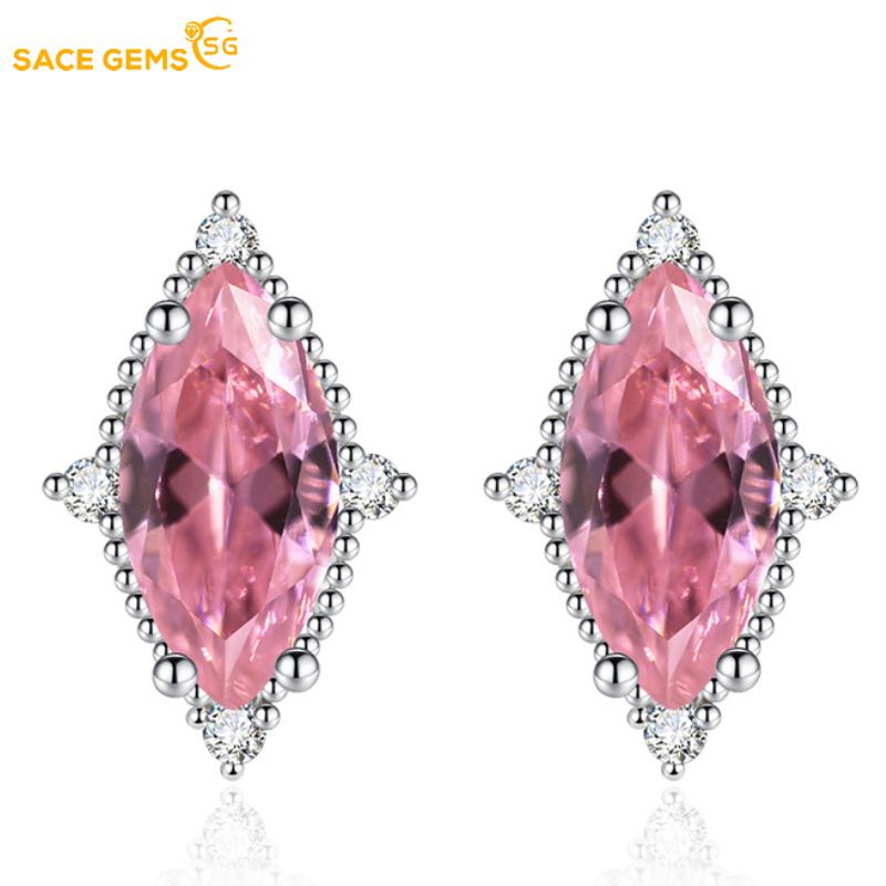 Sace Gems Классические серьги с цирконом из медного сплава для женщин, подарки на свадьбу