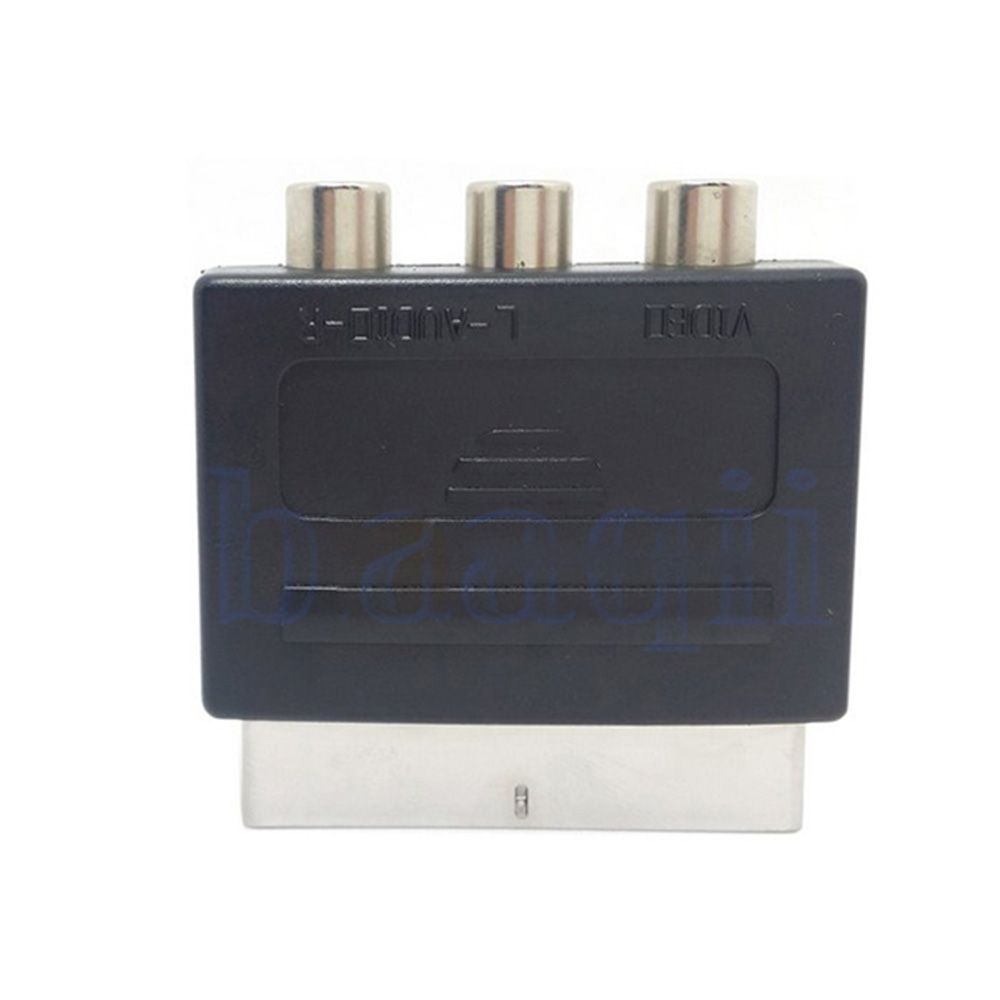 К 3 RCA Штекеру/Розетке для ТВ DVD SCART SCART Адаптер-Кабель Аудио Видео Аксессуары