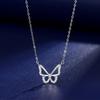 Модное модное ожерелье с бабочкой, женское минималистское нишевое ожерелье с ключицей, цепочка с подвеской на воротник, ювелирное украшение