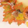 Artificial Candle Holder Rings With Maple Leaf Pumpkin Berry Lightweight Silk Fabric Artificial Garland For Thanksgiving Halloween Decoration