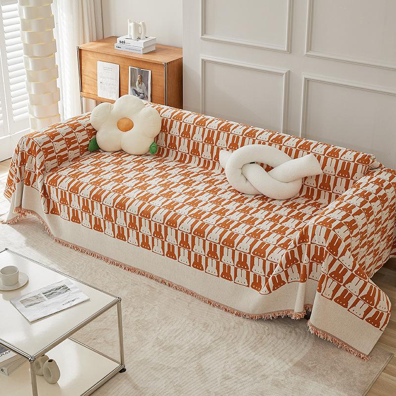 Sofa Cover Blanket for All Seasons All-inclusive Sofa Towel Chenille Cover Living Room Sofa Cover Anti-cat Scratch Towel