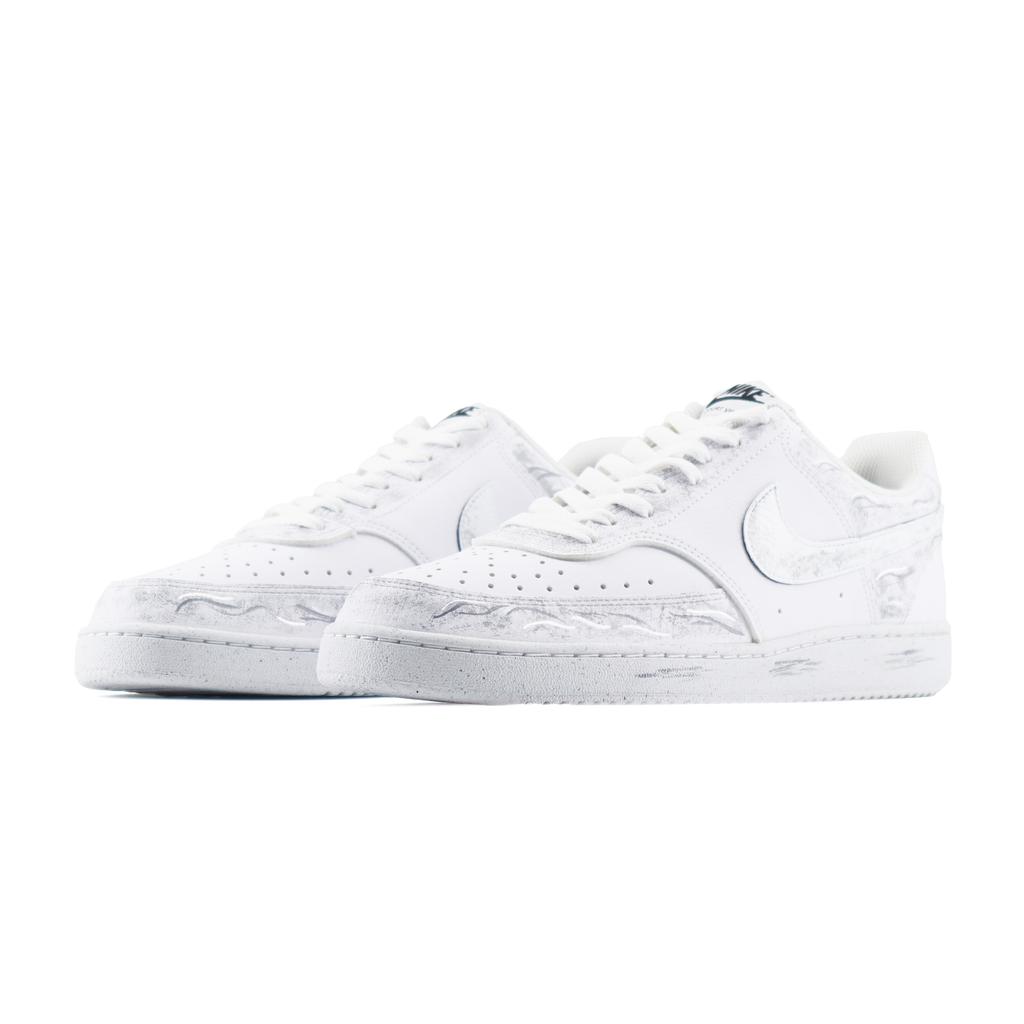 Nike Court Vision 1 LOW Next Nature Abrasion Resistant Lightweight Low top Skateboard Shoes Men's White Gray DH2987-101(Team448-BOX)