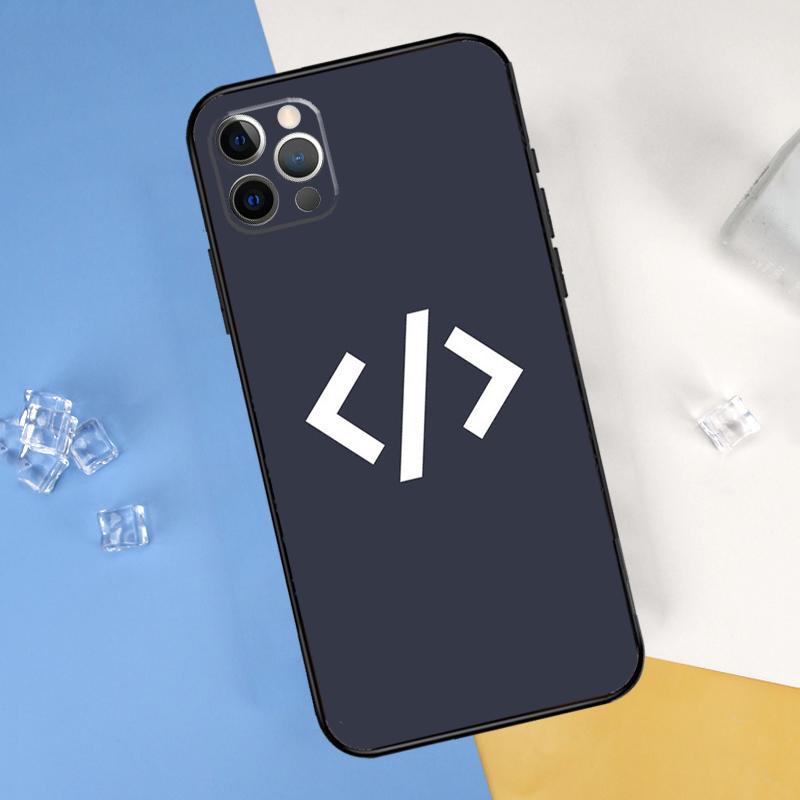 Чехол для телефона 'Языки программирования' для iPhone 16 15 11 12 13 14 Pro Max Mini Чехол для iPhone 16 15 X XS Max XR Plus Coque
