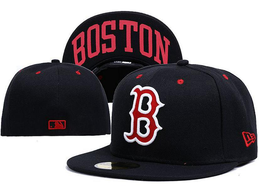 Закрытая солнцезащитная шляпа для пар Boston Red Sox с вышитым дизайном
