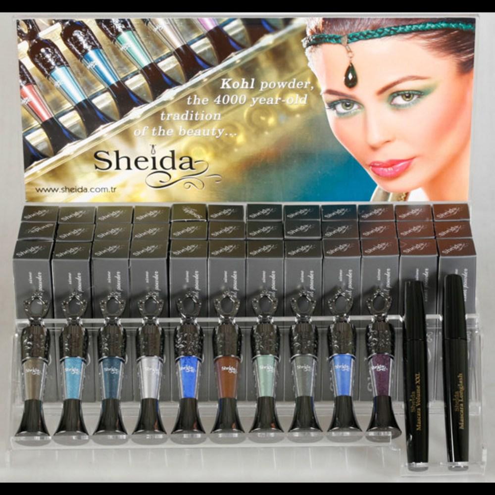 Sheida Powder Kohl Eyeliner Authentic Black Eye Pencil Stick Surma Sada Mineral Special Summer Makeup Look Colorful, черный, 1 шт.