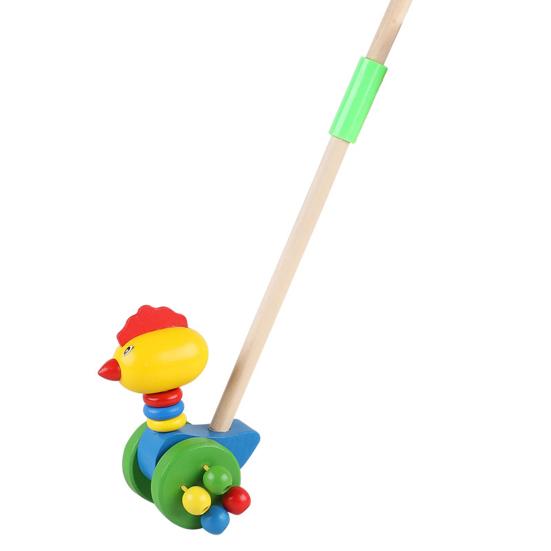 Деревянная игрушка для ползания для малышей Интерактивная игрушка для ходьбы Развивающие игрушки на колесиках для развития детей Игра в догонялки Игрушка для координации движений рук и глаз