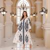 Middle Eastern Muslim Women's Abaya with Hot Drill Design - Dubai Turkish Style