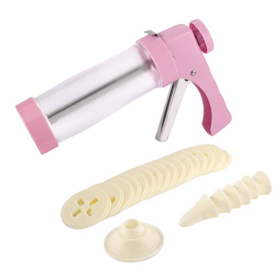 Набор для выпечки печенья, формочки для печенья из нержавеющей стали, 16 дисков, 6 насадок, набор для выпечки печенья, рождественский подарок для семьи и друзей