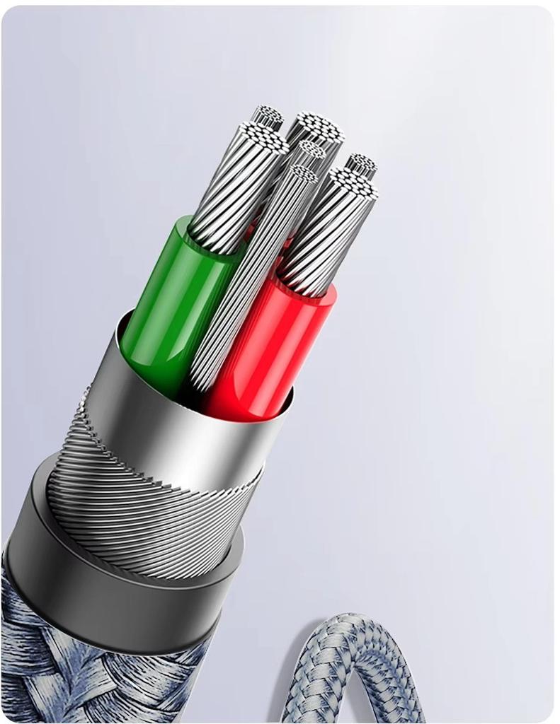 Кабель для принтера SUNROZ USB - USB Type-B Hi-Speed 480Mbps Тканевая оплётка, 3 м (A48753)