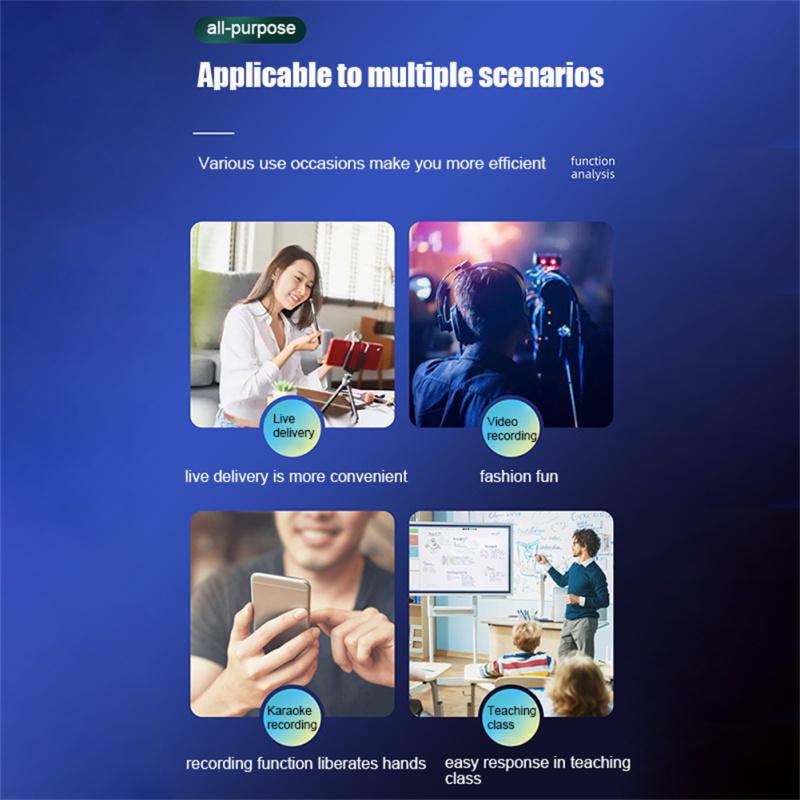 Беспроводной петличный микрофон 3,5 мм, всенаправленный конденсаторный микрофон для камеры, динамика, смартфона