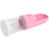 Pet Portable Collapsible Cup Telescopic Water Bottle Dispenser for Dog Cat Travel DrinkingPink