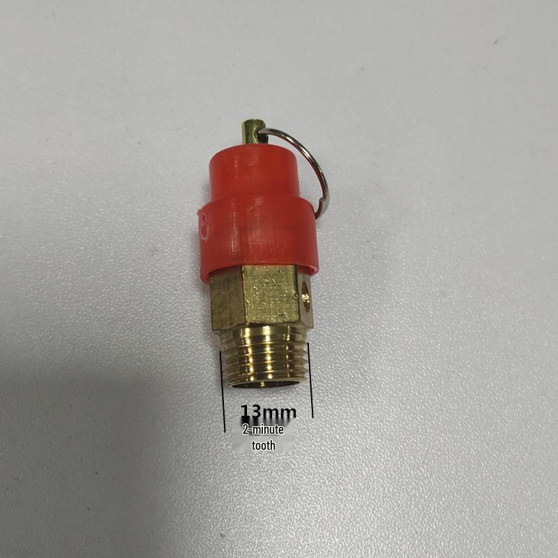 Small Air Compressor Pump Relief Valve with Pull Ring, 0.25/8 & 0.36/8, 8 kg