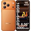 Восстановленный - Смартфон BLACKVIEW WAVE 7C 6.56" 16 ГБ(4+12) + 64 ГБ / до 2 ТБ 5000 мАч Android 16 32 МП Мобильный телефон 4G Две SIM-карты GPS Оранжевый