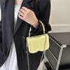 Stylish Small Square Pu Handbag For Women Trendy Crossbody Bag With Synthetic Leather Lining