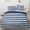 Домашние полосатые комплекты пододеяльников King Size 2 шт., Мягкий двусторонний полосатый пододеяльник King Size из микрофибры с наволочками 75*50 см