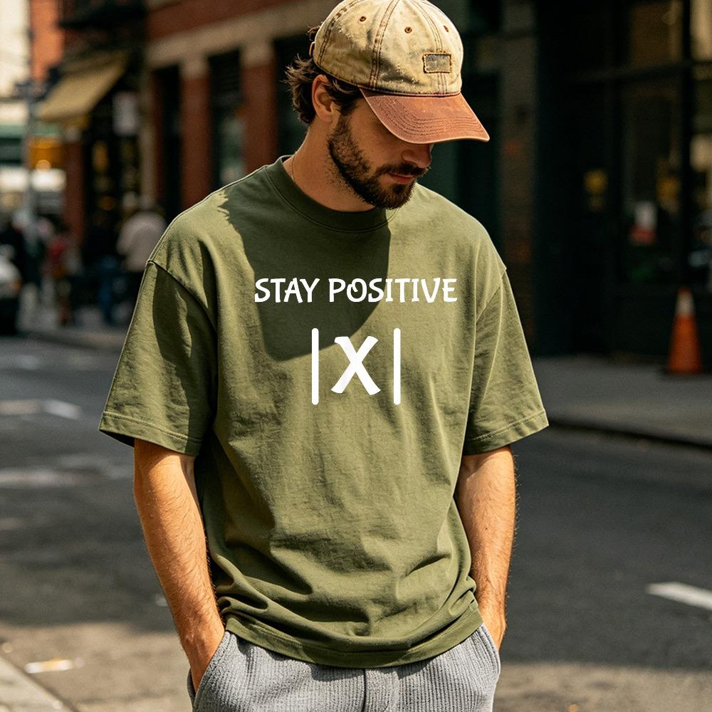 Best Funny Math Teacher Joke Men Women Fun Stay Positive TShirt Math Pun Stay Positive Absolute Value X Graphic TShirt