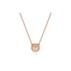 Swarovski Una Angelic Fashionable Elegant Cubic Zirconia Necklace Women necklace White Rose-Gold 5636272