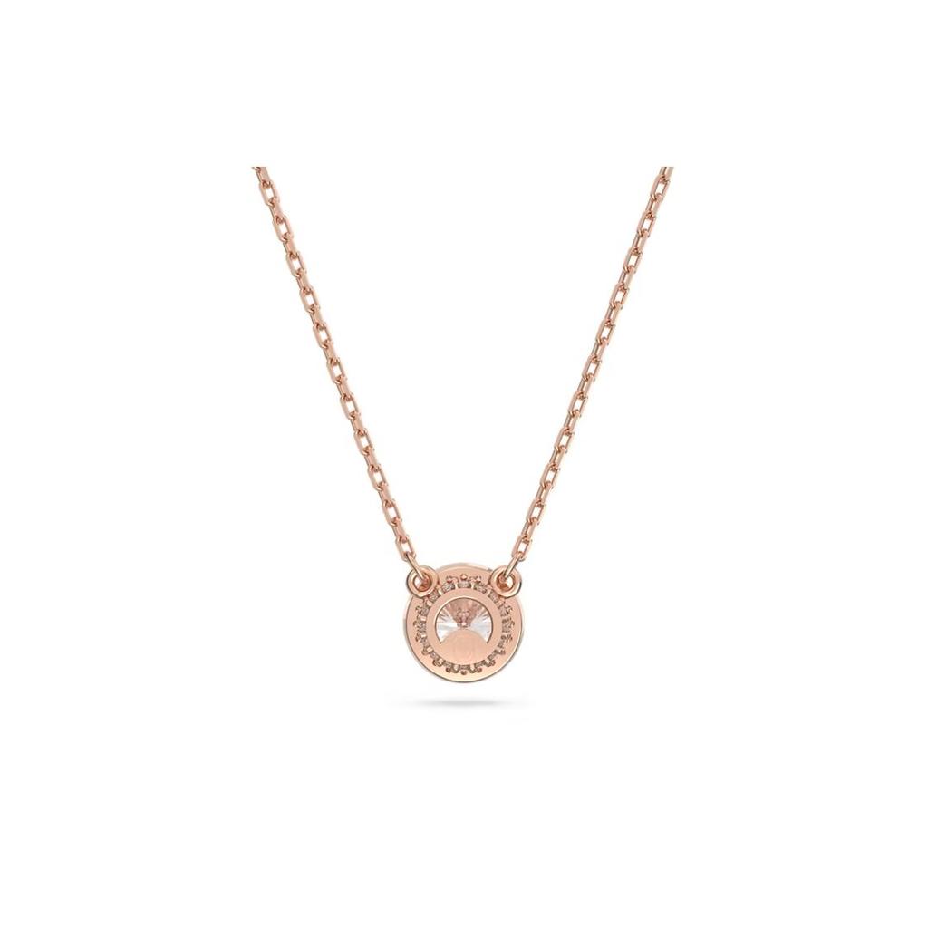 Swarovski Una Angelic Fashionable Elegant Cubic Zirconia Necklace Women necklace White Rose-Gold 5636272