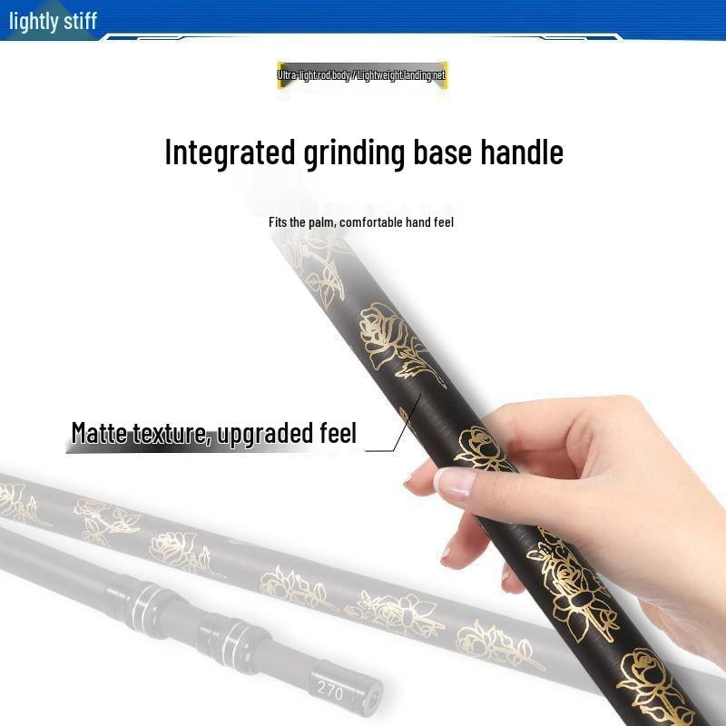 Телескопическая рыболовная сеть из углеродного волокна со складной головкой