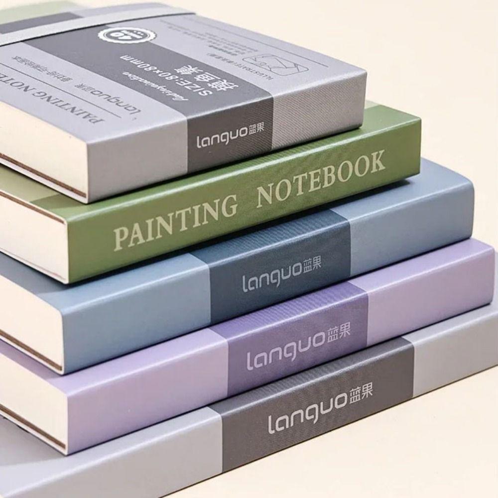 Thick Paper Sketchbook Handbook Hardcover Mini Drawing Book School Supplies