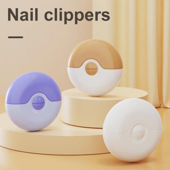 Электрическая машинка для стрижки ногтей, полировщик со светодиодной подсветкой, 2-скоростная, перезаряжаемая, 2-в-1, автоматическая пилка для ногтей для детей, взрослых, пожилых людей, триммер для маникюра