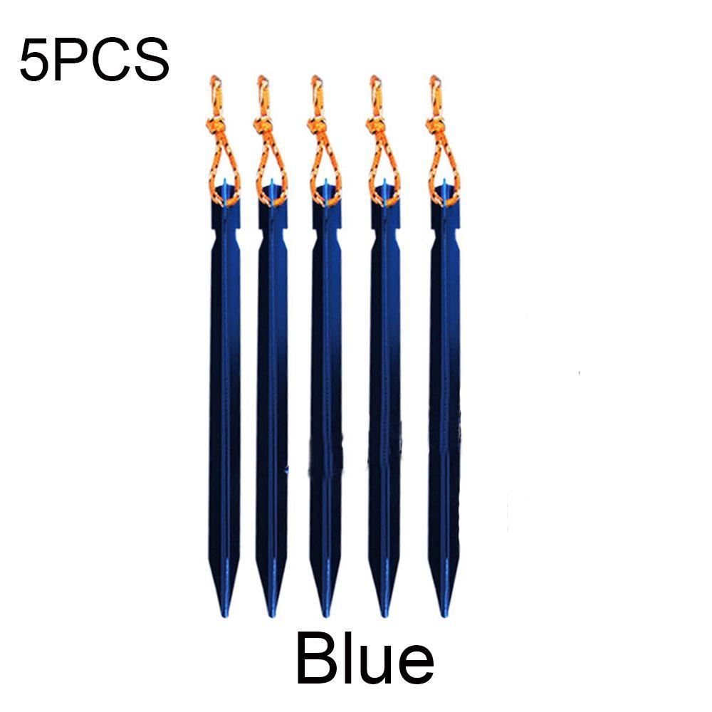 5/10pcs 18cm Ultralight Aluminium Alloy Strong Camping Hiking Tent Peg Stakes Triangular Stake Nail