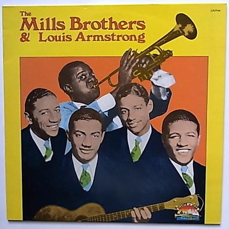 LP Record MILLS BROTHERS & LOUIS ARMSTRONG - The Mills Brothers & Louis Armstron LPJT49 Giants Of Jazz 1986 Italy Jazz Used