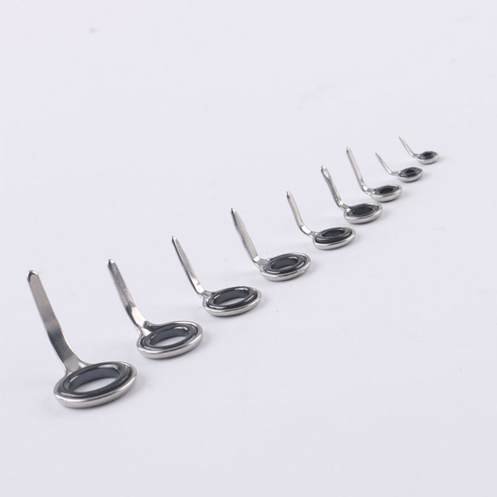 Stainless Steel Eye Ceramic Ring O Ring Fishing rod Tip Repair Kit Durable Fishing Rod Guide