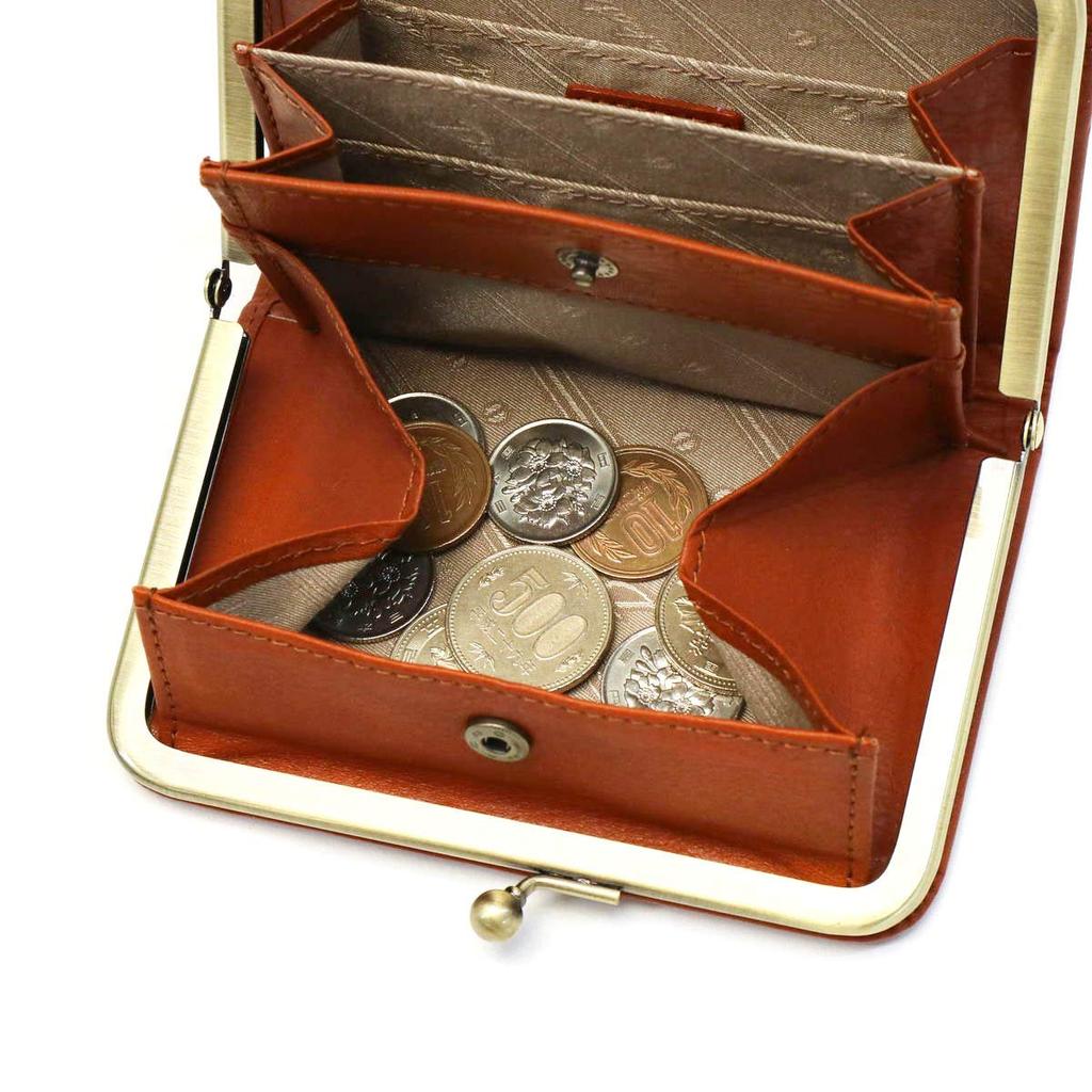 Clasp Wallet Genuine Leather Largo Green [Dakota] Women's DA-35888-50