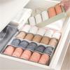 5 Grids Underwear Socks Storage Box Plastic Drawer Closet Organize Sorting Box Divider Desk Accessories Storage Basket