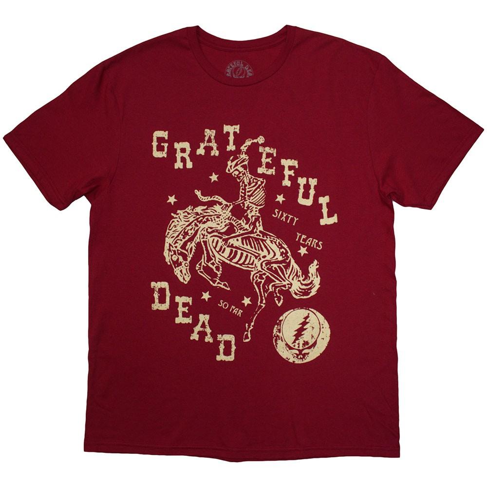 Футболка Grateful Dead Скелет на Лошади Унисекс