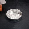 Stackable Divided Food Steamer Tray Round Steaming Plate Stainless Steel Steaming Basket  Vegetable