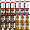 Средневековье Военные Наполеоновские войны Фигурки Строительные блоки Британские Французские Пруссия Пехота Рыцарь Генерал Герцог Персонажи Кирпичик
