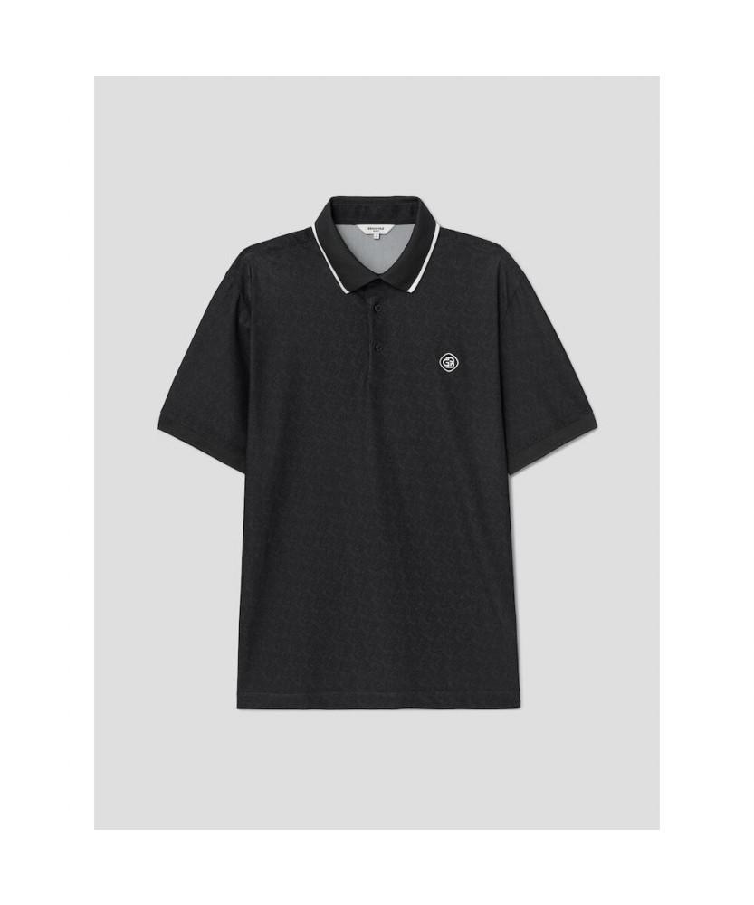 BEANPOLE GOLF [Heritage] Men'S Symbol Print Short Sleeve T-Shirt - Ash