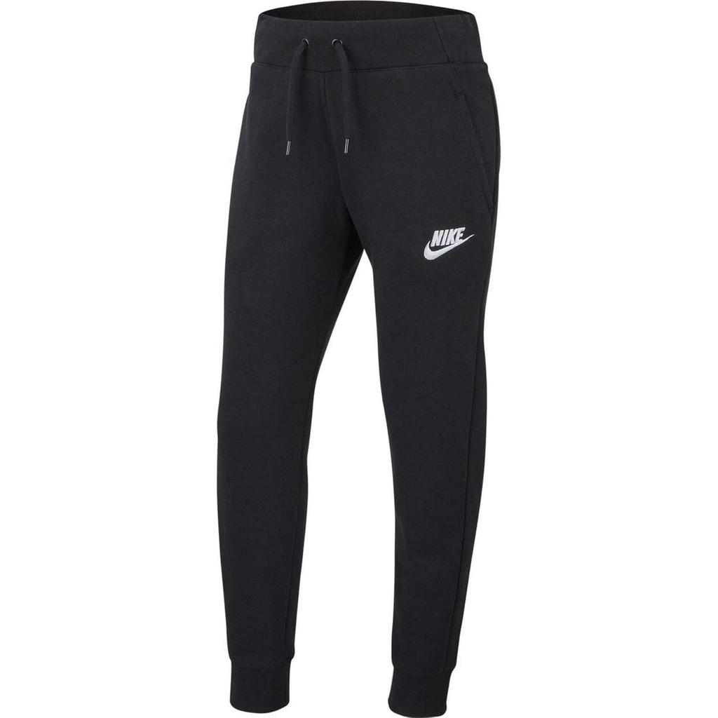 Nike Alphabet Print Slim-Fit Cuffed Casual Pants Women Bottoms Black BV2720-010