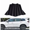 8PCS Polished Pillar Posts For Chery Tiggo 8 Pro 2018     2022 Car Accessories  Window Trims Decoration  Strip
