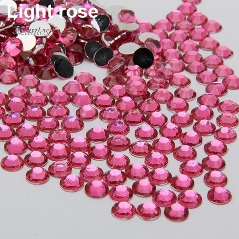 Puntos Rhinestone 2000 шт., полимерный чехол для телефона с плоской задней панелью «сделай сам», наклейки для ногтей, 2/3/4/5 мм