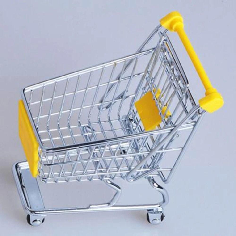 Toys Storage Mini Shopping Cart Home Decoration Desktop Model Creative Children's Toy Trolley
