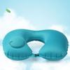 Портативная автоматическая надувная подушка-кольцо, складная U-образная подушка для шеи, туристическая подушка U-образной формы