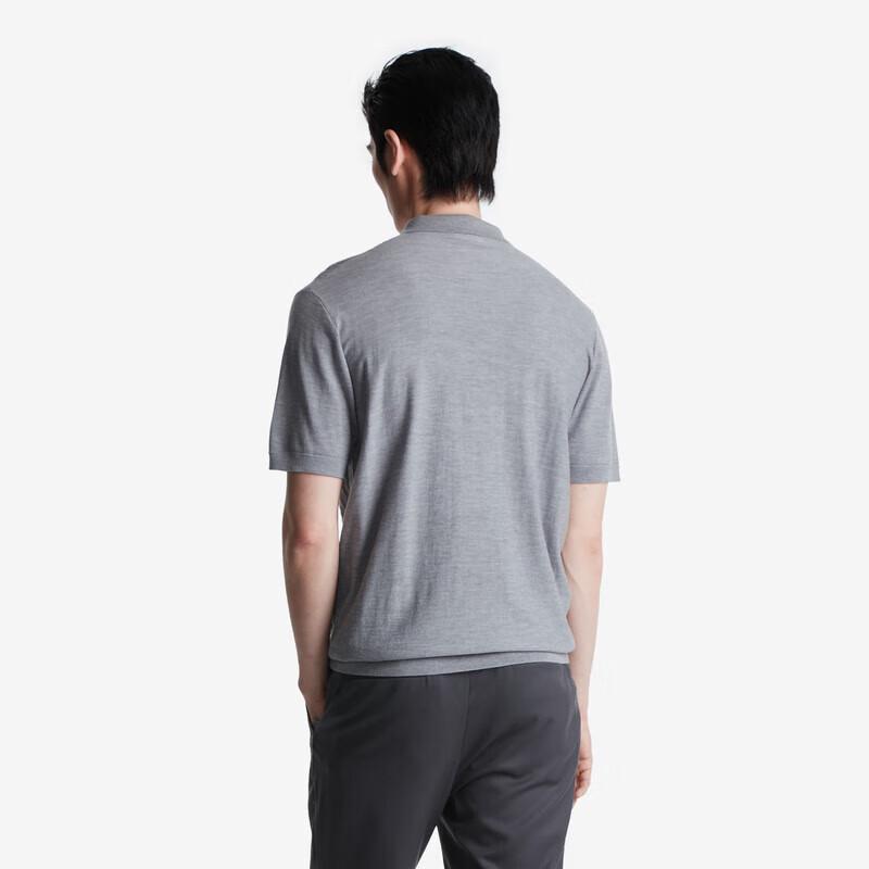 Мужская вязаная рубашка-поло K-Boxing из 100% шерсти мериноса