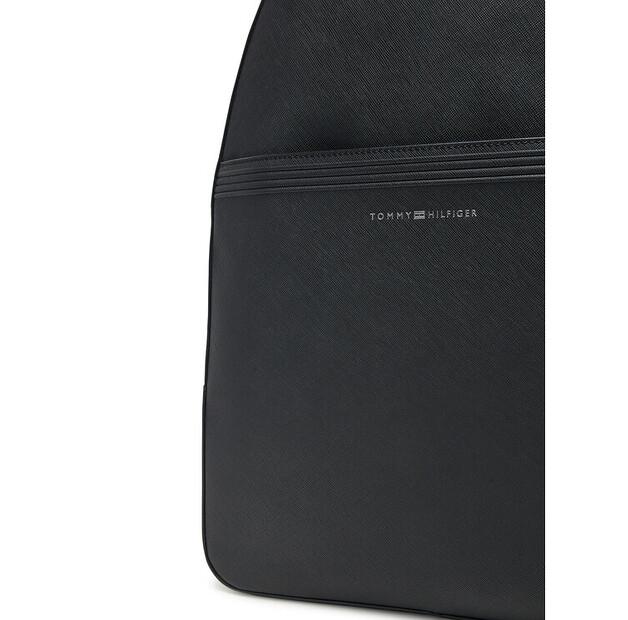 Tommy Hilfiger Рюкзак Th Business Leather Backpack AM0AM13213 Черный