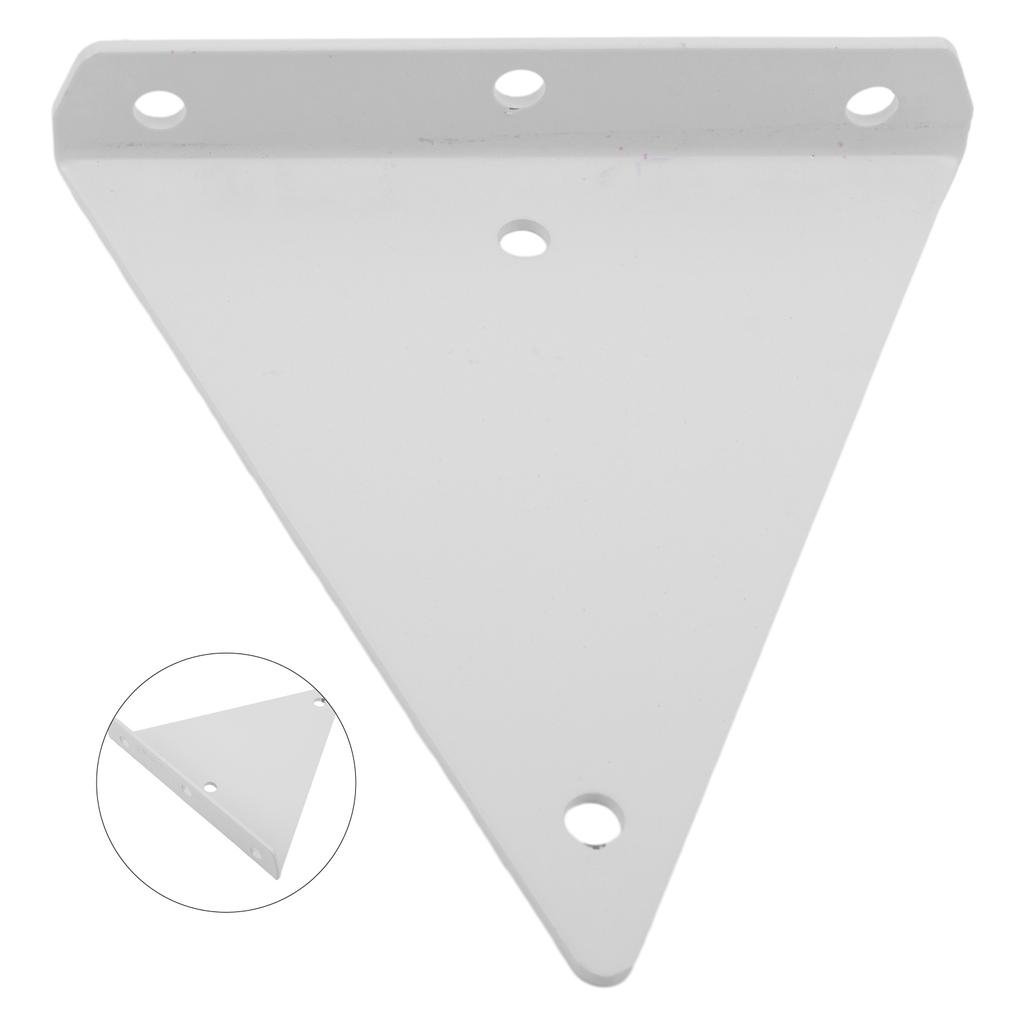 Настенный треугольный кронштейн белый 1 шт. Мебель