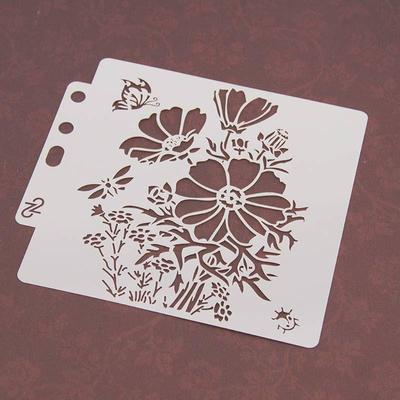 Simplicity 14.1*13 см альбом ремесла трафареты скрапбукинг белая живопись ПЭТ пластиковый трафарет для рисования 1 шт тиснение трафареты